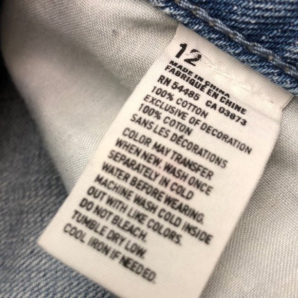 LIKE NEW VINTAGE AMERICAN EAGLE DISTRESS JEAN SHORTS W12/31 🦅 - Picture 4 of 11